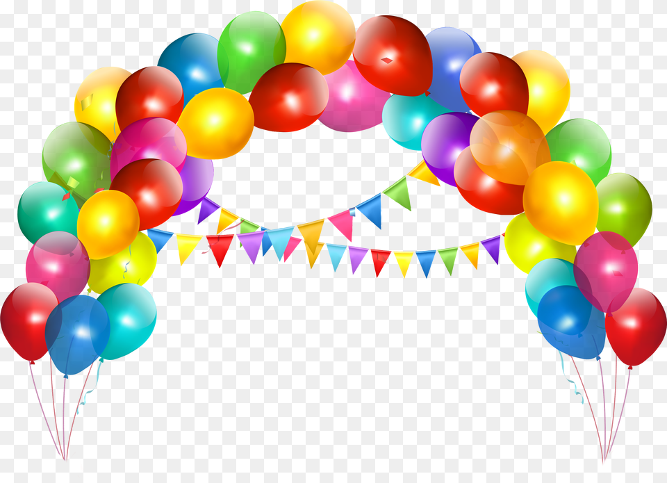 Balloon Arch With Decoration Clipart Gallery Tags Balloons Clip Art, People, Person Png Image