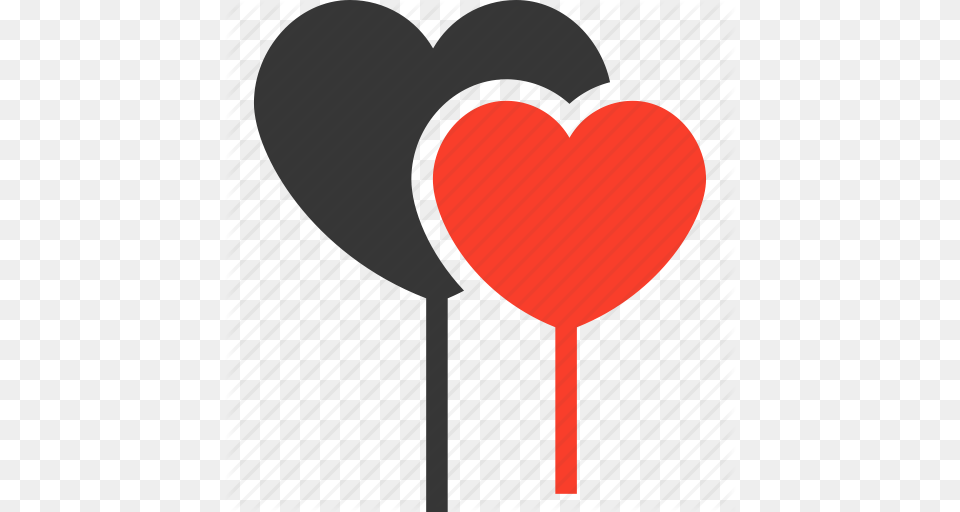 Balloon Baloon Heart Love Party Romance Scribble Icon, Candy, Food, Sweets, Lollipop Free Png Download
