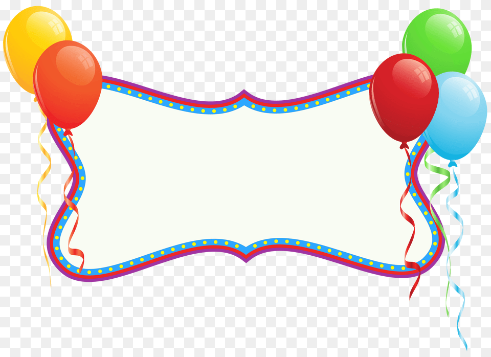 Balloon Banner Cliparts Png Image