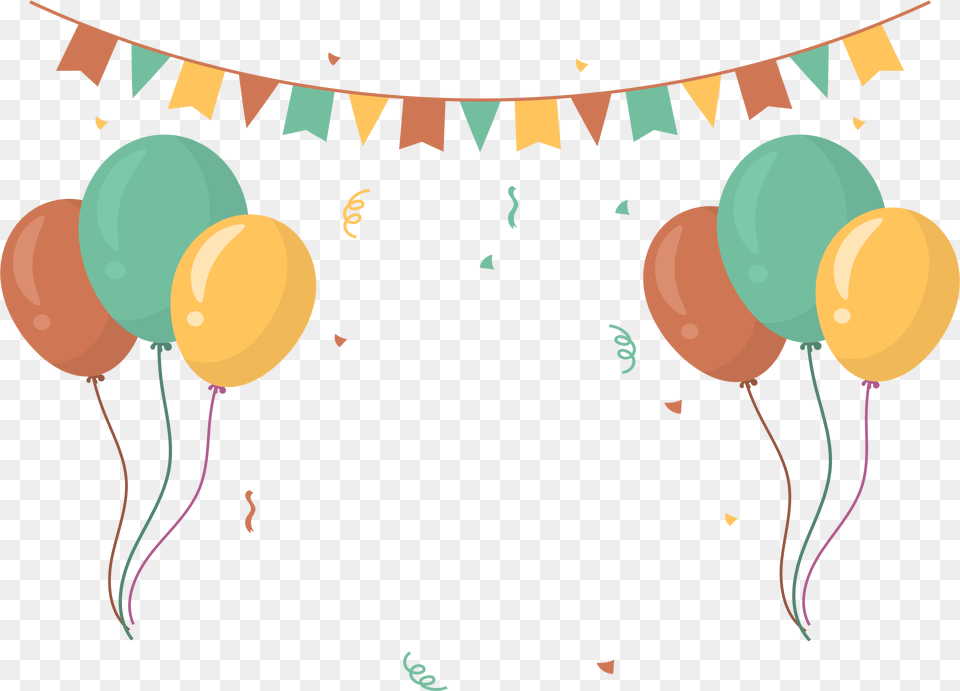 Balloon Banner Image Birthday Balloon Decoration Clipart Free Transparent Png