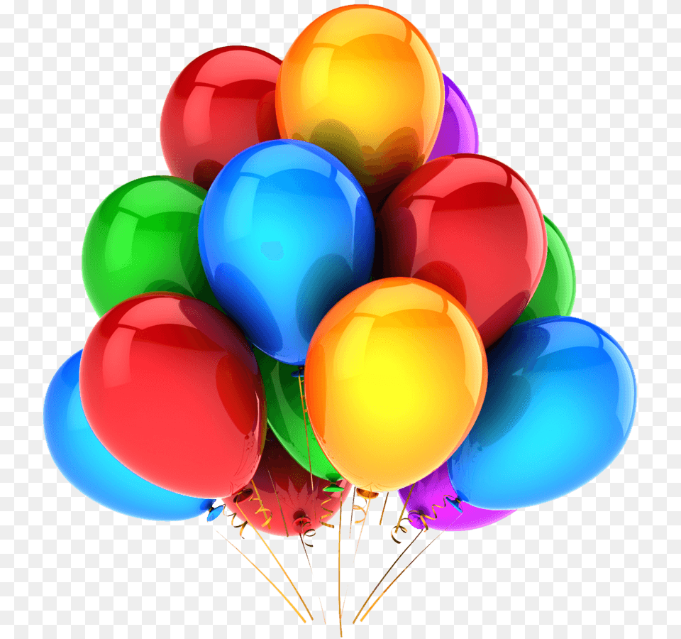 Balloon Bunting Stars Border And Clipart Free Png Download