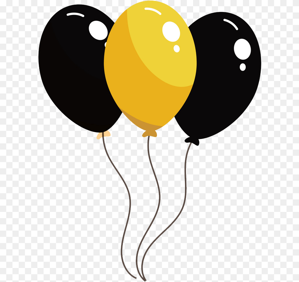 Balloon Clipart Clipartworld Yellow And Black Balloon Free Transparent Png