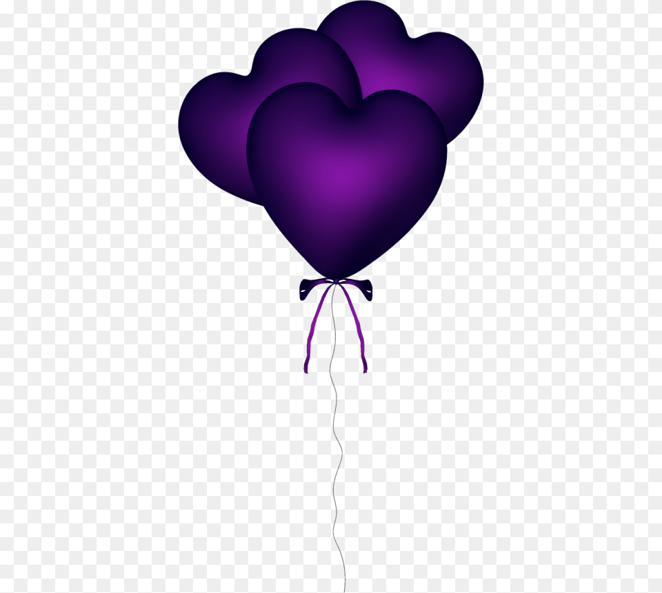 Balloon Clipart Purple Heart Purple Heart Balloons, Person, Flower, Plant Free Transparent Png