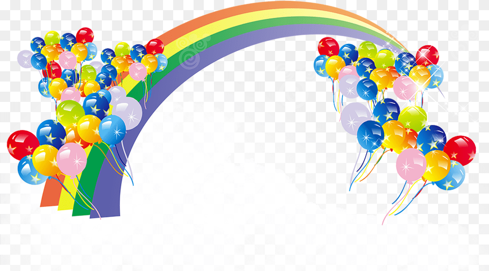 Balloon Color Rainbow Background Balloon Decoration Images Hd, Art, Graphics, People, Person Free Png