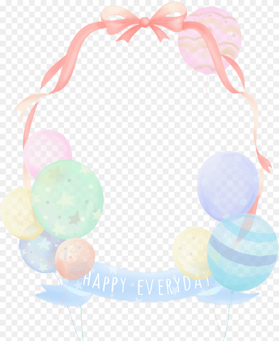 Balloon Cute Colorful Handpainted Watercolor Ribbon Cute Happy Watercolor, People, Person, Accessories Free Transparent Png