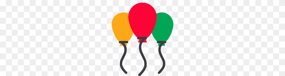 Balloon Decoration Christmas Xmas Celebration Party Icon Png Image