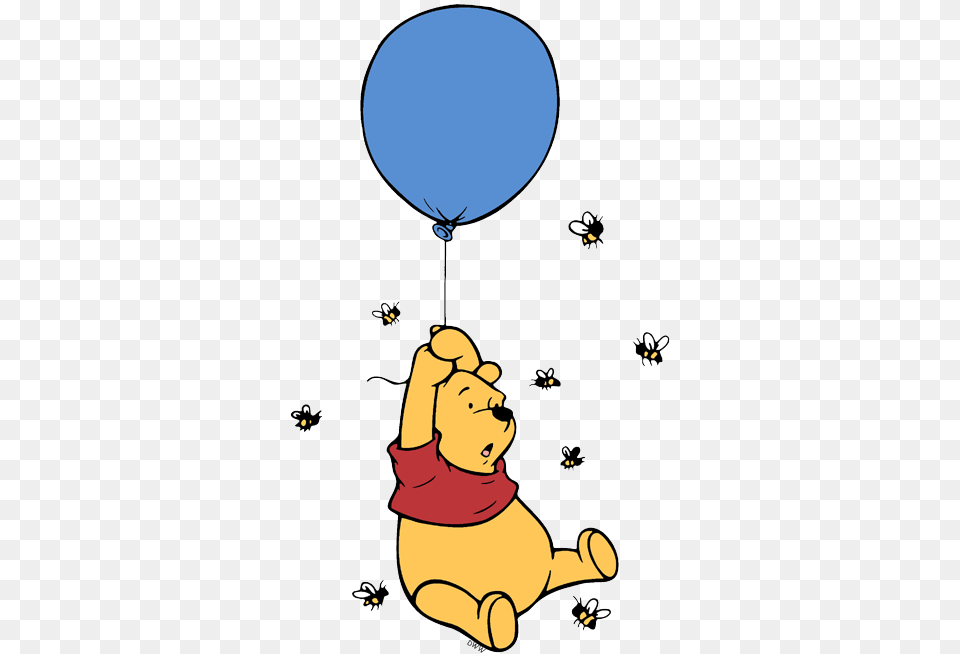 Balloon Drawing Winnie The Pooh Winnie The Pooh With A Balloon, Animal, Bear, Mammal, Wildlife Png