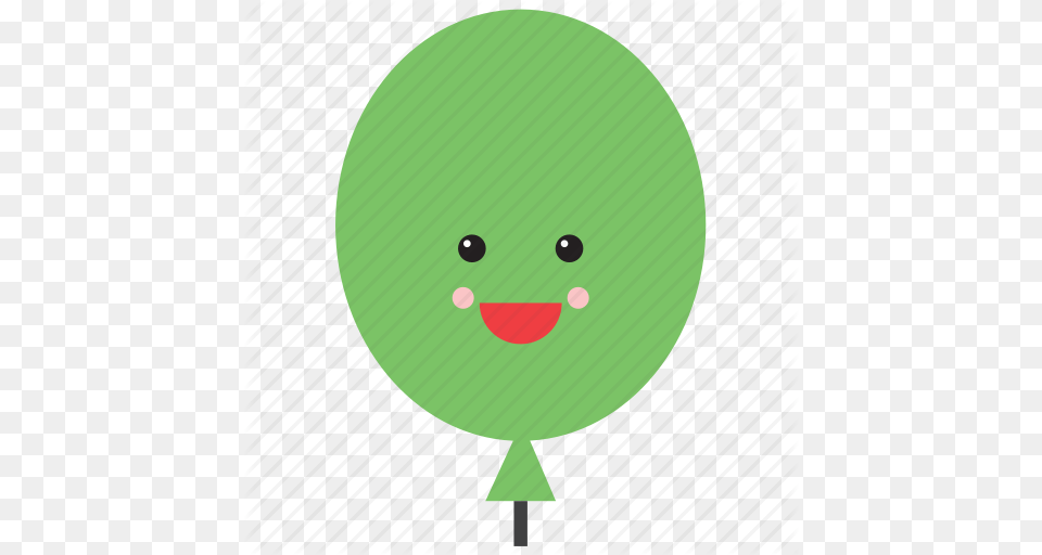 Balloon Emoji Emoticon Face Happy Shape Smiley Icon, Green, Food, Sweets Png