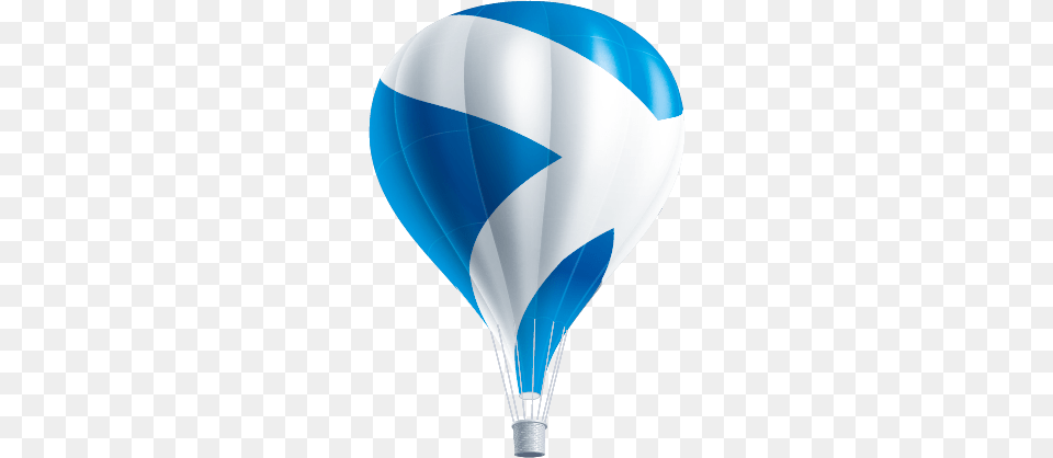 Balloon Globo Aerostatico Blanco Y Azul, Aircraft, Hot Air Balloon, Transportation, Vehicle Png Image