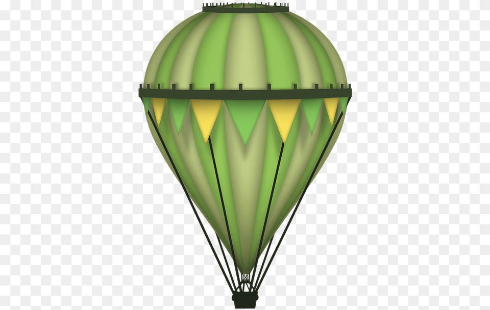 Balloon Green Illustration Yellow Hot Air Balloon Balloon, Aircraft, Transportation, Vehicle, Hot Air Balloon Png