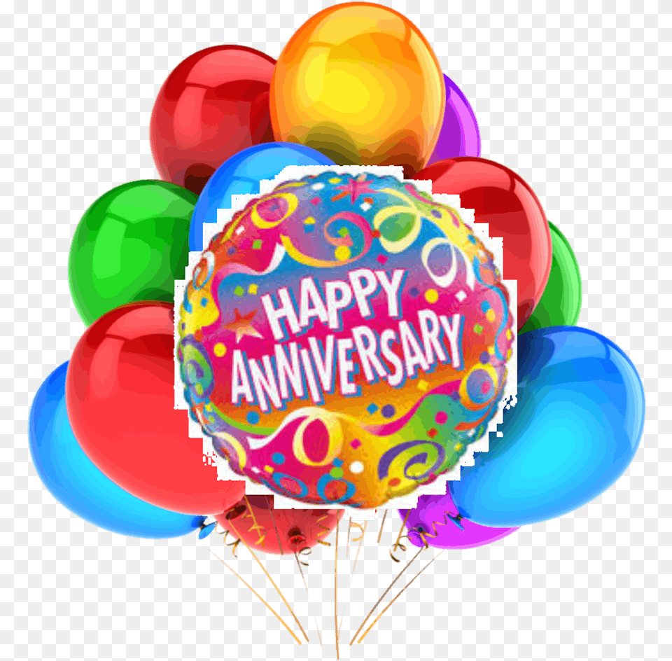 Balloon Happy Anniversary Happy Anniversary Balloon Bouquet Png Image