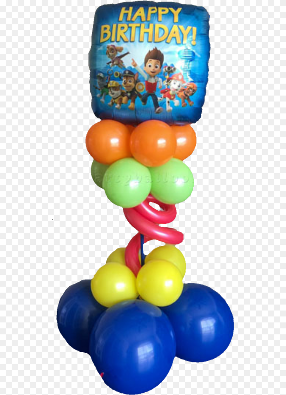 Balloon Happybirthday Birthday Pawpatrol Balloon Free Transparent Png