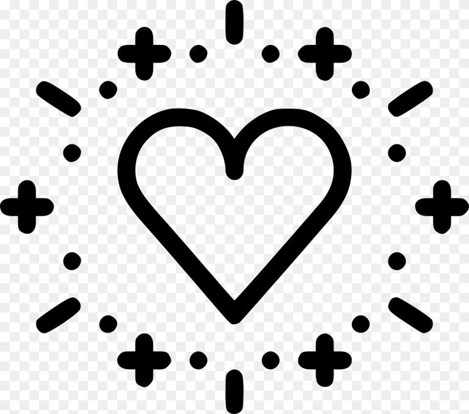 Balloon Heart Celebrate Day Icon Download, Stencil Png