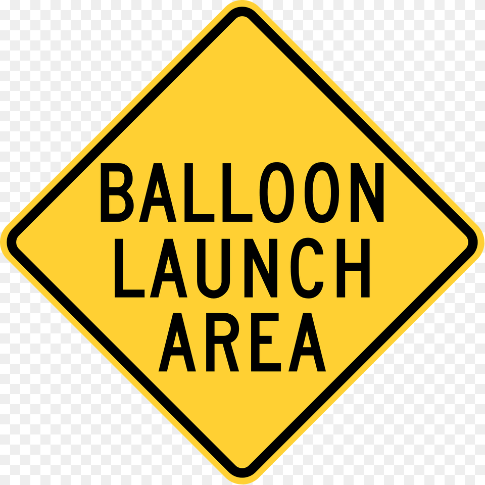 Balloon Launch Area Pennsylvania Clipart, Sign, Symbol, Road Sign Png Image