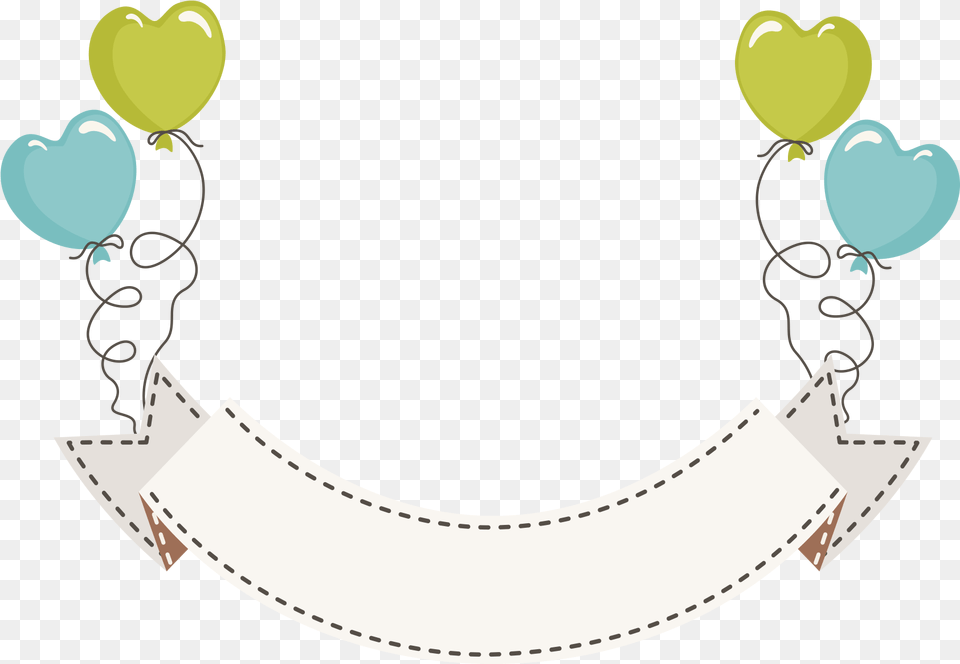 Balloon Material Holiday Banner Ribbon Heart, Furniture Png