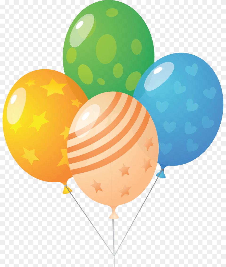 Balloon Multi Colour Image Birthday Icon Balloon Free Png Download