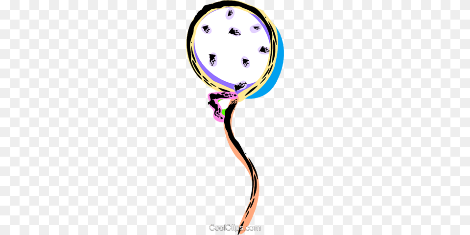 Balloon On A String Royalty Free Vector Clip Art Illustration, Person, Face, Head, Purple Png Image