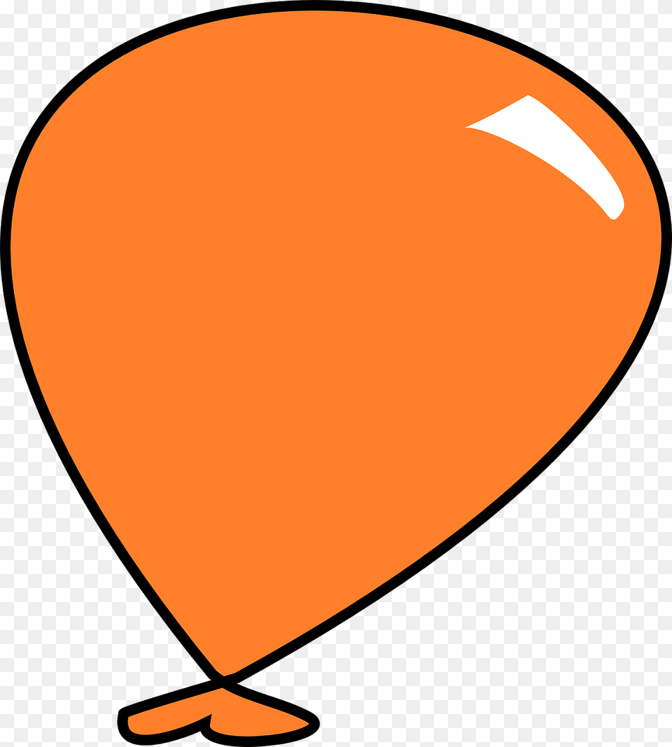Balloon Orange Air Color Fly Cartoon Water Balloon, Aircraft, Transportation, Vehicle Free Transparent Png