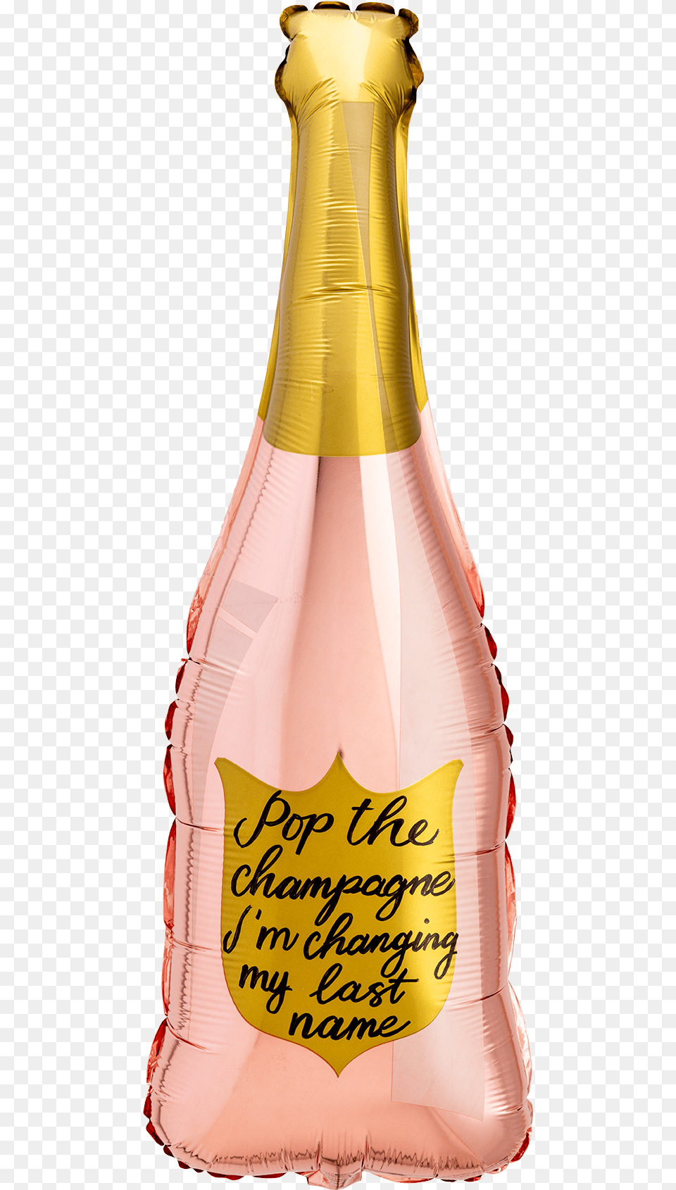 Balloon Pop The Champagne I M Changing My Last Name, Bottle, Beverage, Alcohol Free Transparent Png