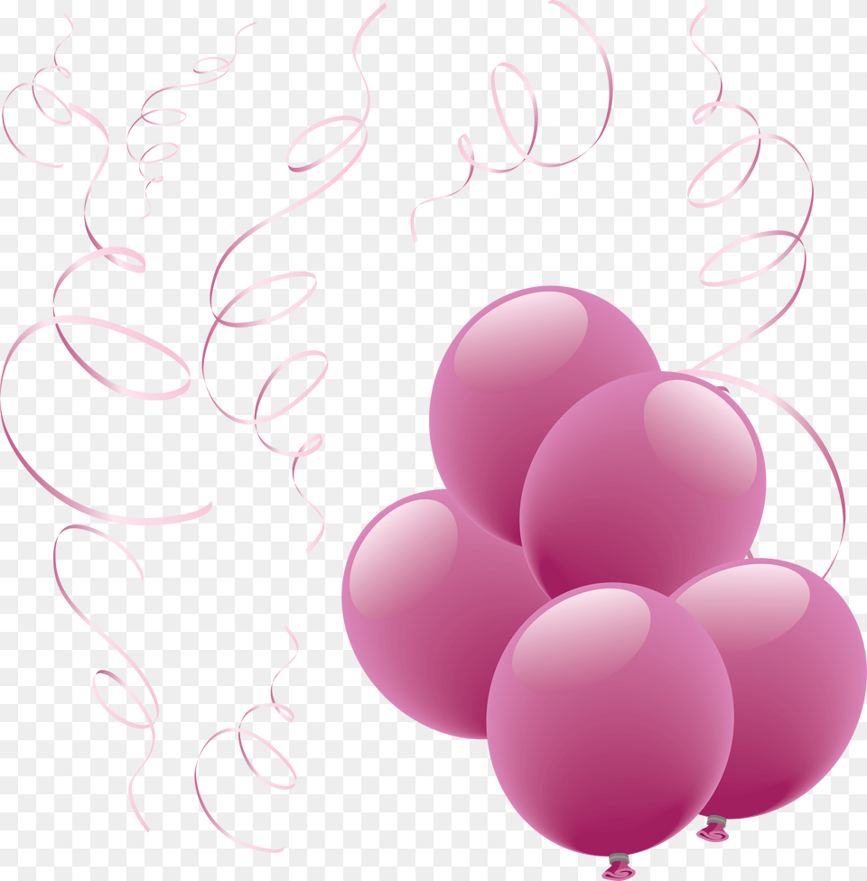 Balloon Purple Group, Pattern Png Image