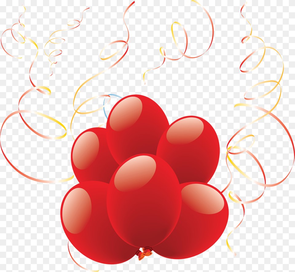 Balloon Red Group, Berry, Food, Fruit, Plant Png