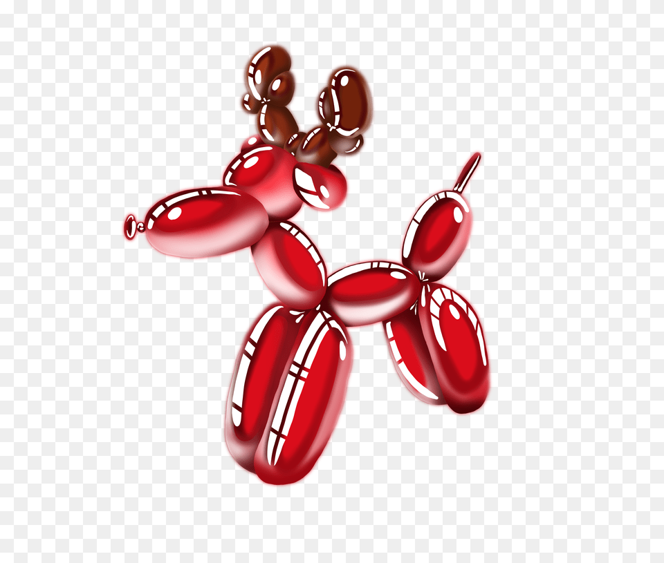 Balloon Reindeer Redbubble Hildes Portfolio, Art, Porcelain, Pottery, Book Free Png Download