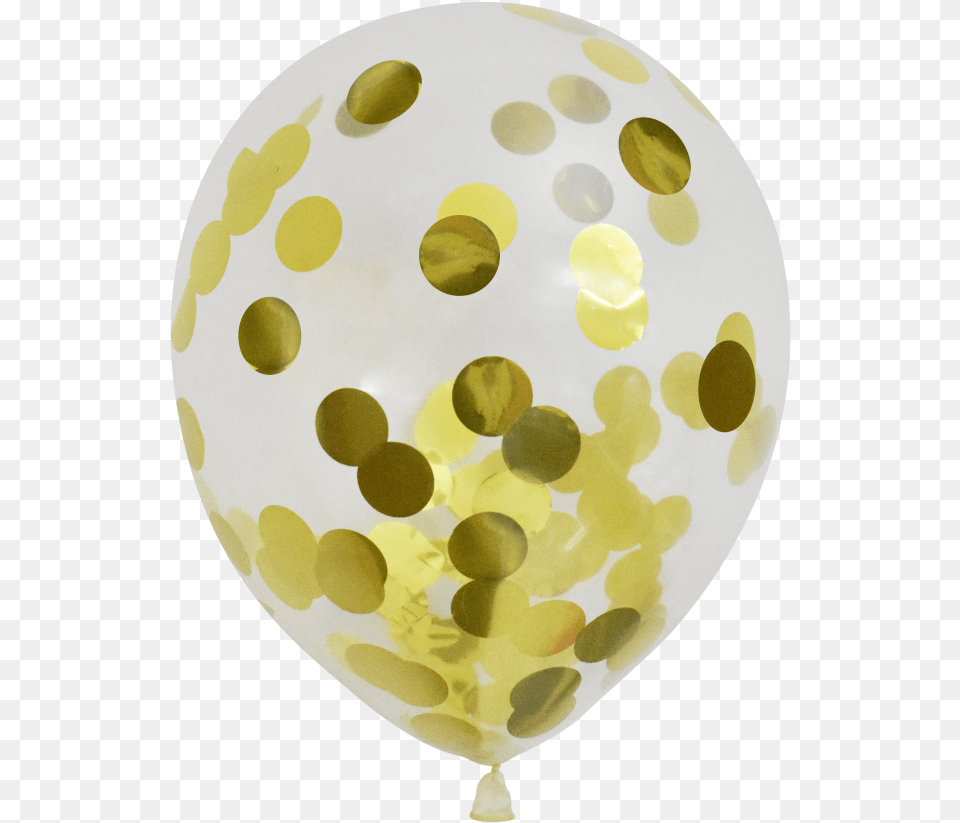 Balloon Transparent Gold Confetti, Pattern Free Png Download