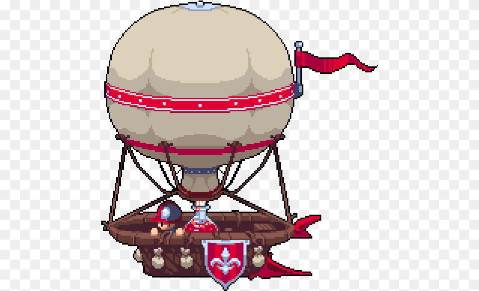 Balloon Wargroove Wiki Balloon Sprite, Aircraft, Transportation, Vehicle, Airship Png Image