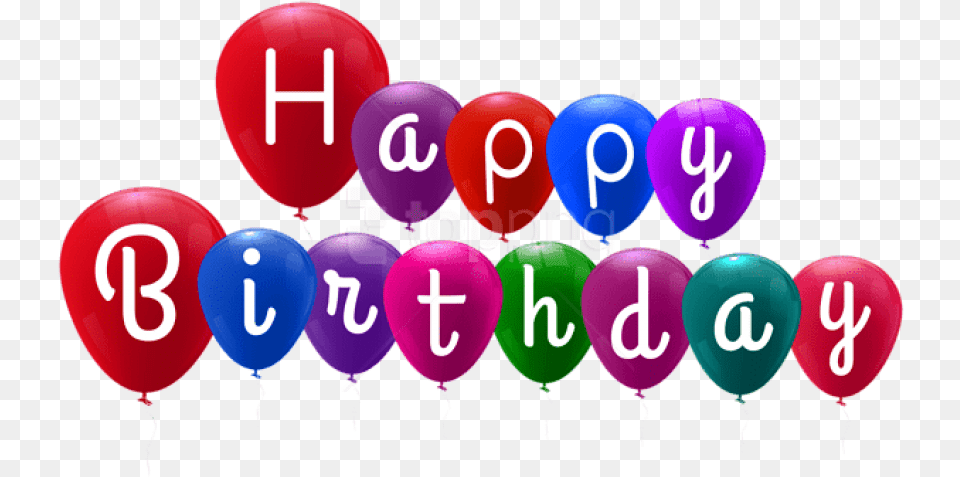 Balloons 1 Happy Birthday Text Design, Balloon, People, Person Png Image