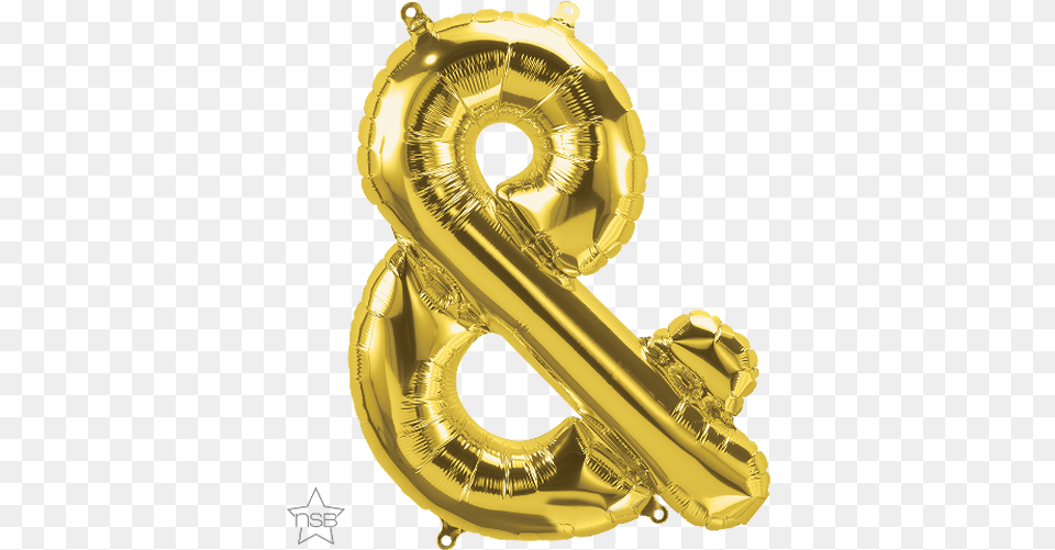 Balloons Alphabet Shapes Gold, Symbol, Text, Ampersand, Number Png
