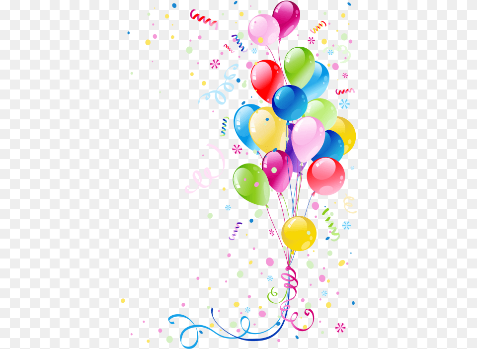 Balloons Background Searchpng Birthday Background Hd, Art, Balloon, Graphics, Paper Free Png Download