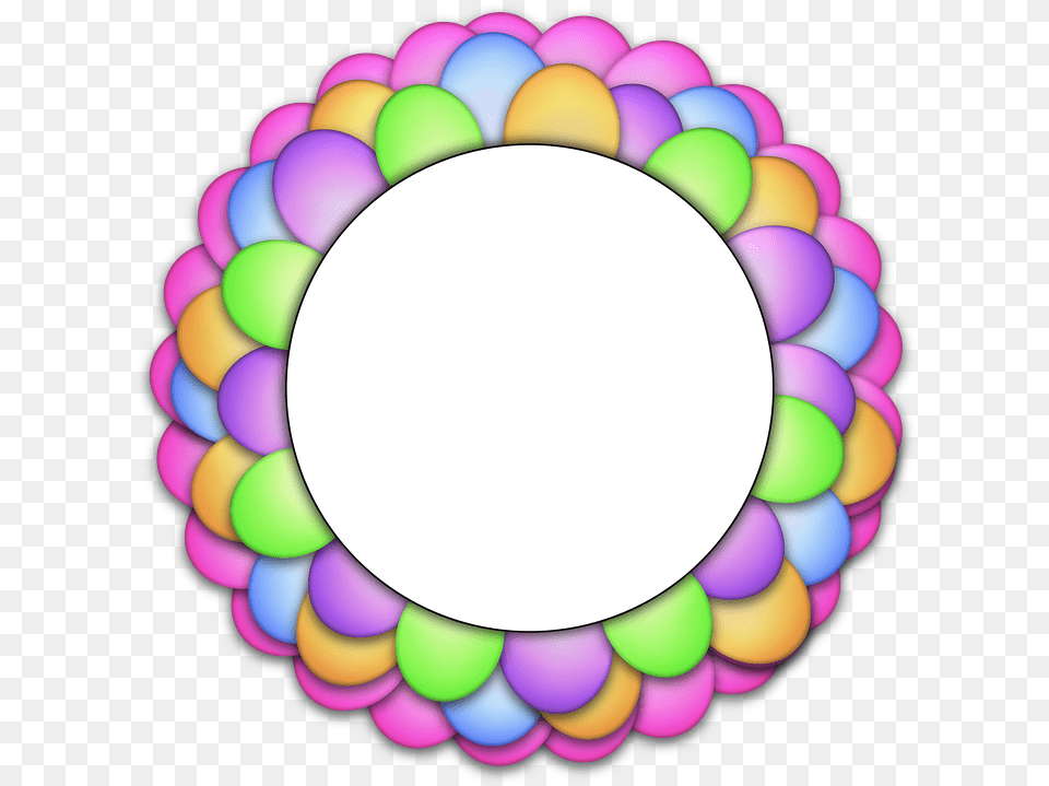 Balloons Circle Frame Copy Image On Pixabay Circle, Purple Free Png