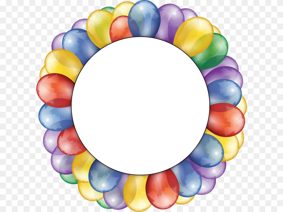 Balloons Circle Frame Copy Sp Circle Frame, Balloon Png Image