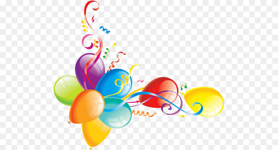 Balloons Clipart Corner Custom 8th Birthday Party Invitation Balloons Card, Art, Balloon, Floral Design, Graphics Png