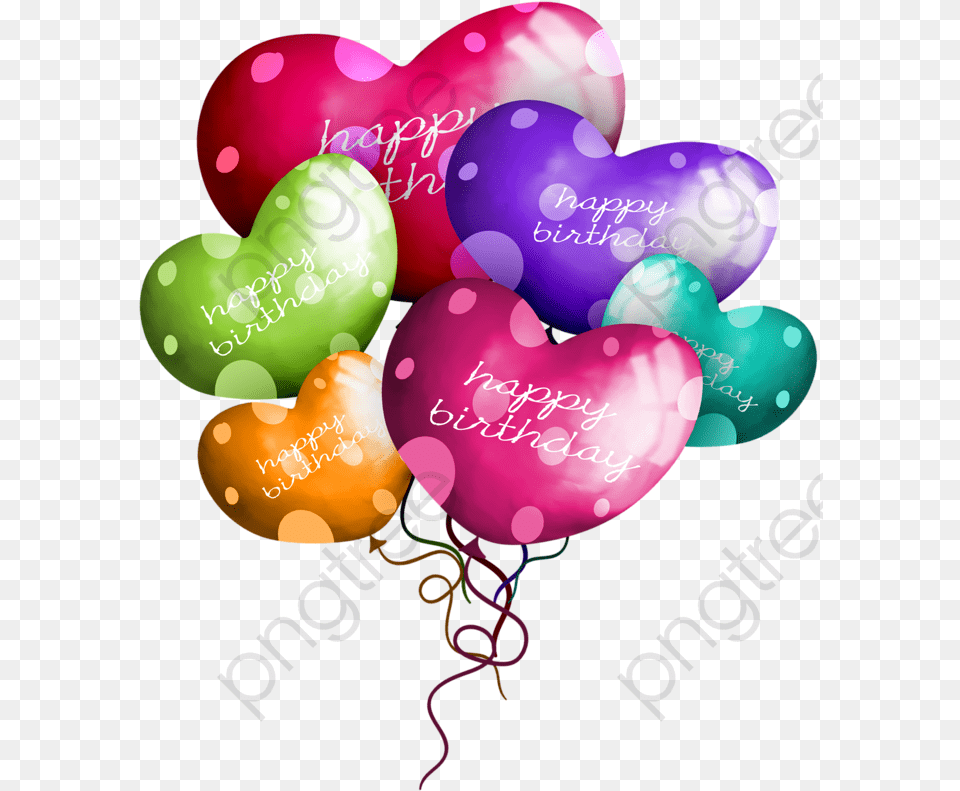 Balloons Clipart Happy Birthday Happy Birthday Hearts Balloons Balloon Free Transparent Png