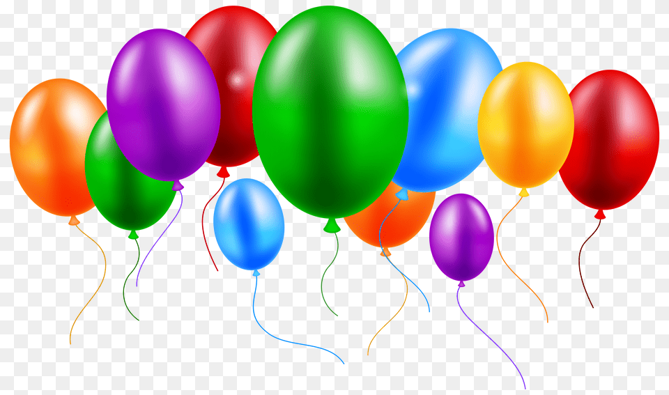 Balloons Colorful Clip Art Free Transparent Png