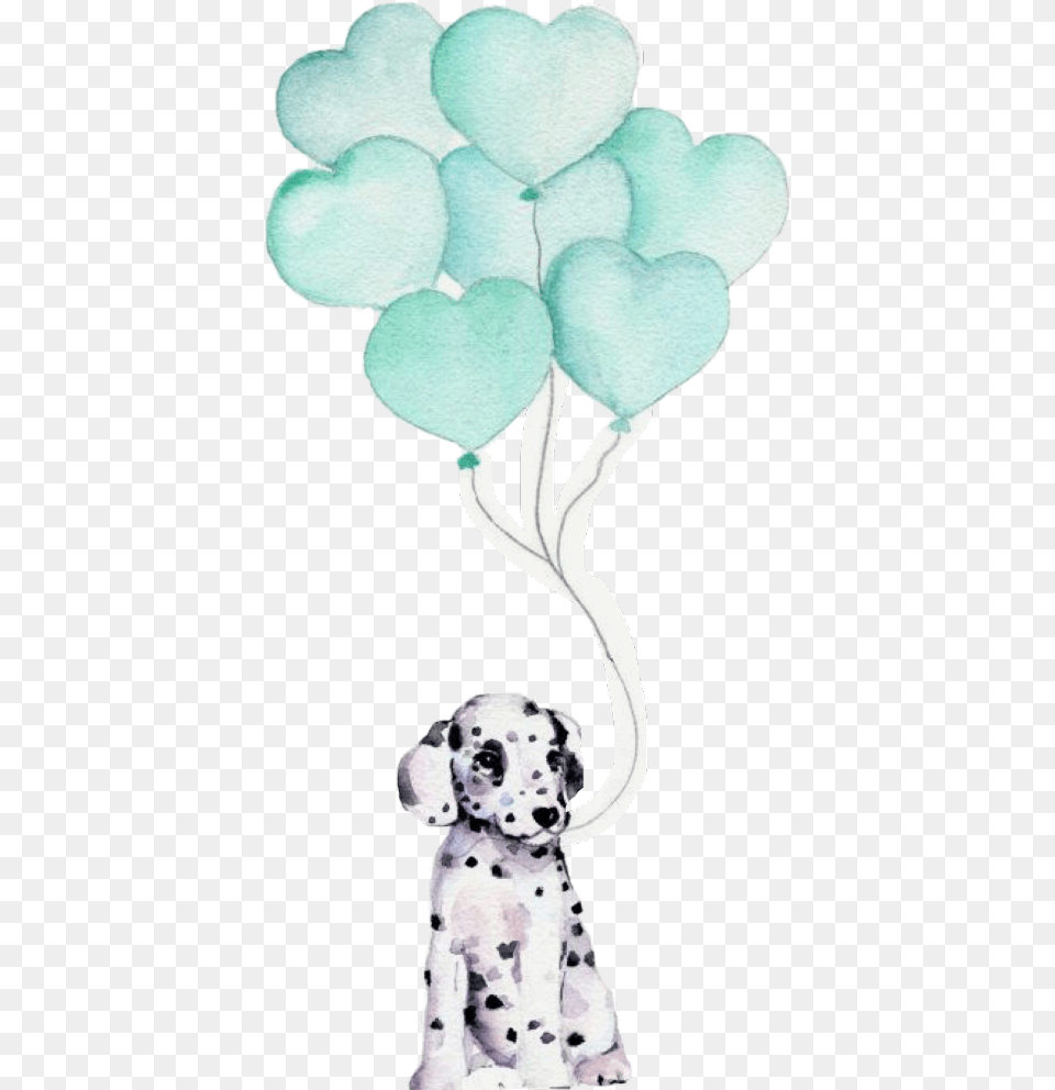 Balloons Dog Dalmation Cute Pet Dalmatian, Animal, Canine, Mammal, Puppy Free Png Download