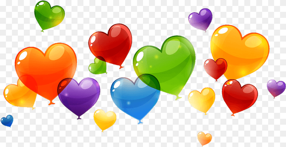 Balloons Hearts Flying Luftballons, Balloon Free Png Download