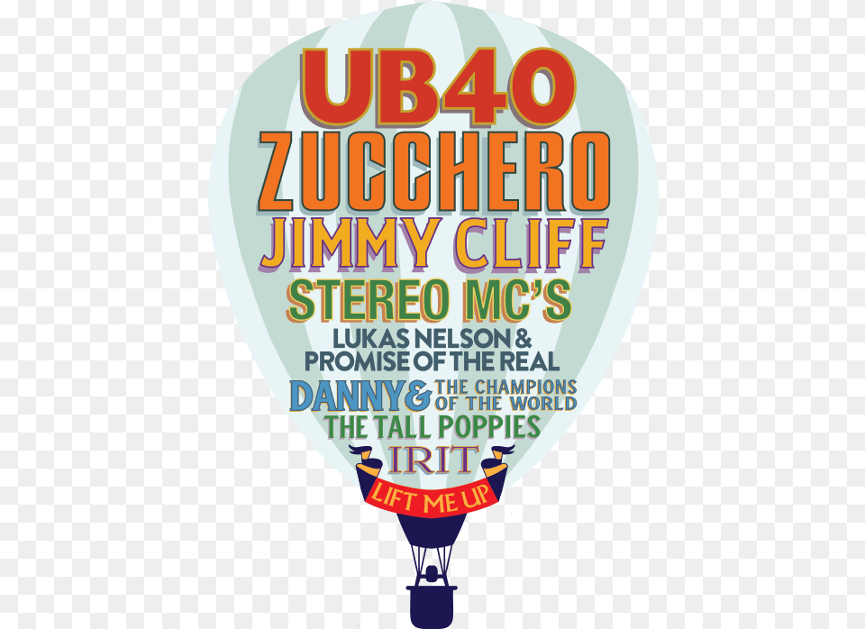 Balloons Lineup2018 U2014 Cornbury Music Festival 10th 11th, Advertisement, Poster, Balloon Free Png Download