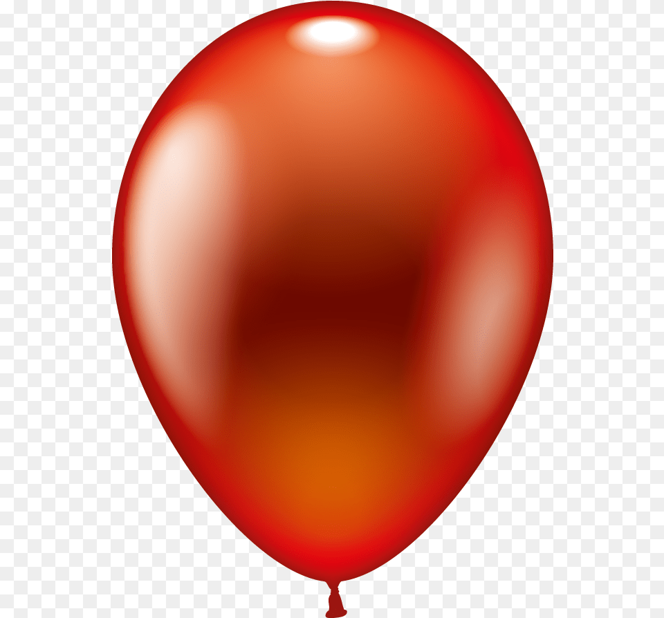 Balloons Metallic Red Circle, Balloon Free Png Download