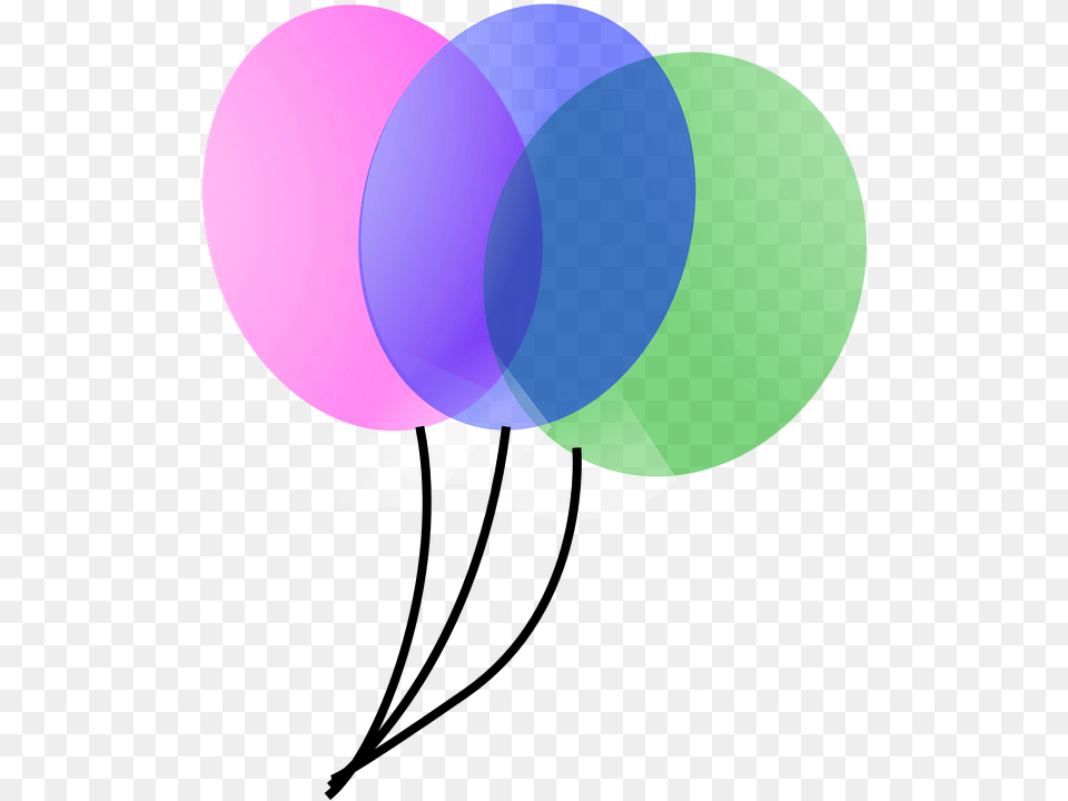 Balloons Party Decoration Celebration Three Green, Balloon, Sphere, Diagram, Astronomy Free Png Download