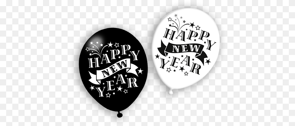 Balloons Quothappy New Yearquot Happy New Years Balloon Transparent, Text, People, Person Png Image