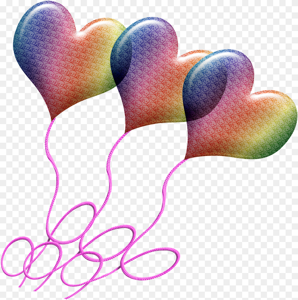 Balloons Rainbow Heart Balloon Dog Free Image On Pixabay Girly Png