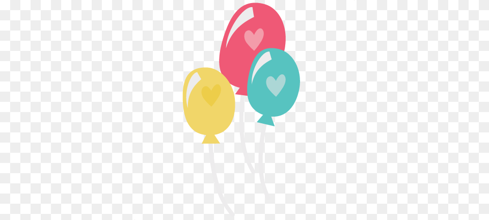 Balloons With Hearts Svg File For Scrapbooking Cardmaking Miss Kate Cuttables Heart, Candy, Food, Sweets, Balloon Png