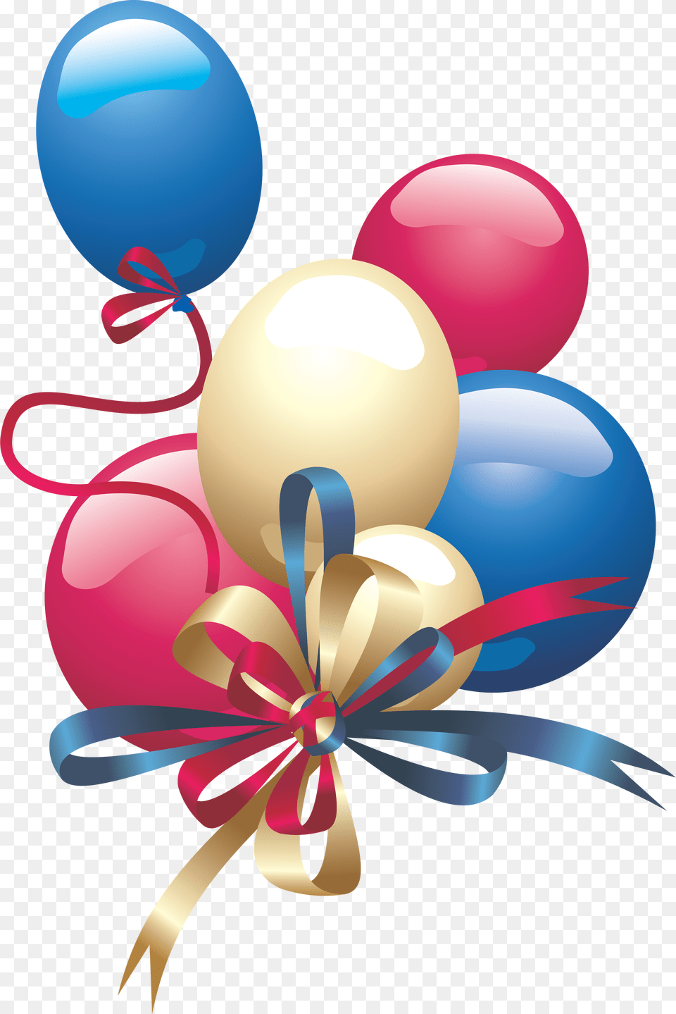 Balloons With Ribbon Knotted Images Download Birthday Balloon Hd Free Png