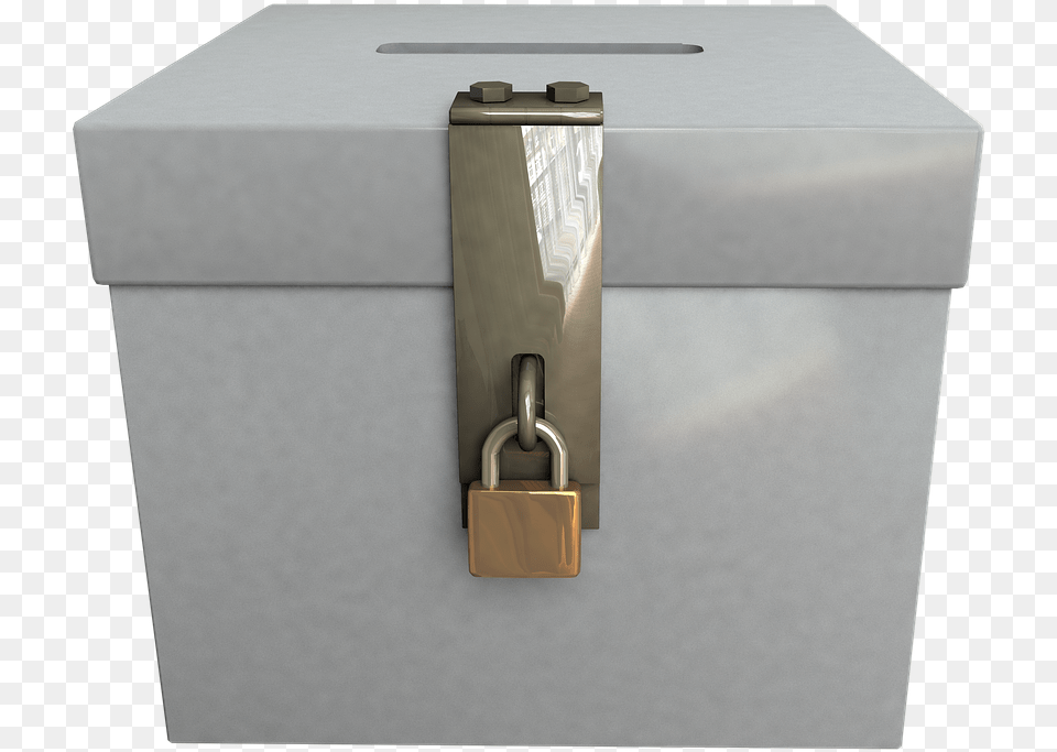 Ballot Box Lock, Cardboard, Carton Free Transparent Png