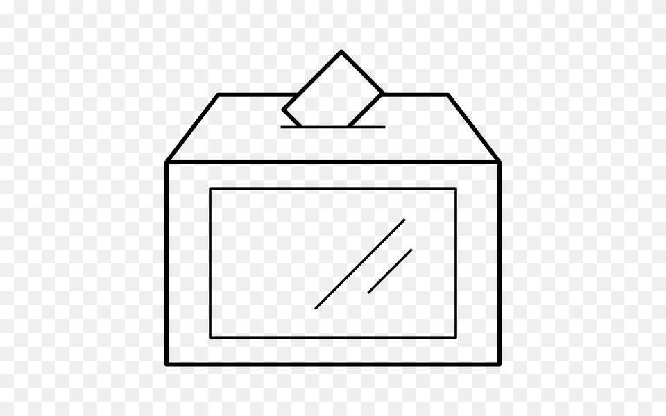 Ballot Box Rubber Stamp Stampmore, Gray Png