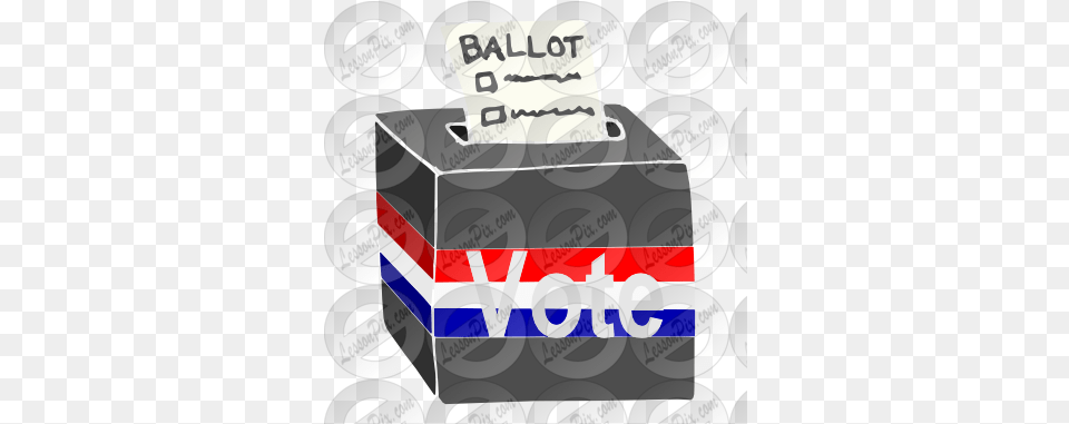 Ballot Box Stencil For Classroom Therapy Use Great Birthday Cake, Text Free Png