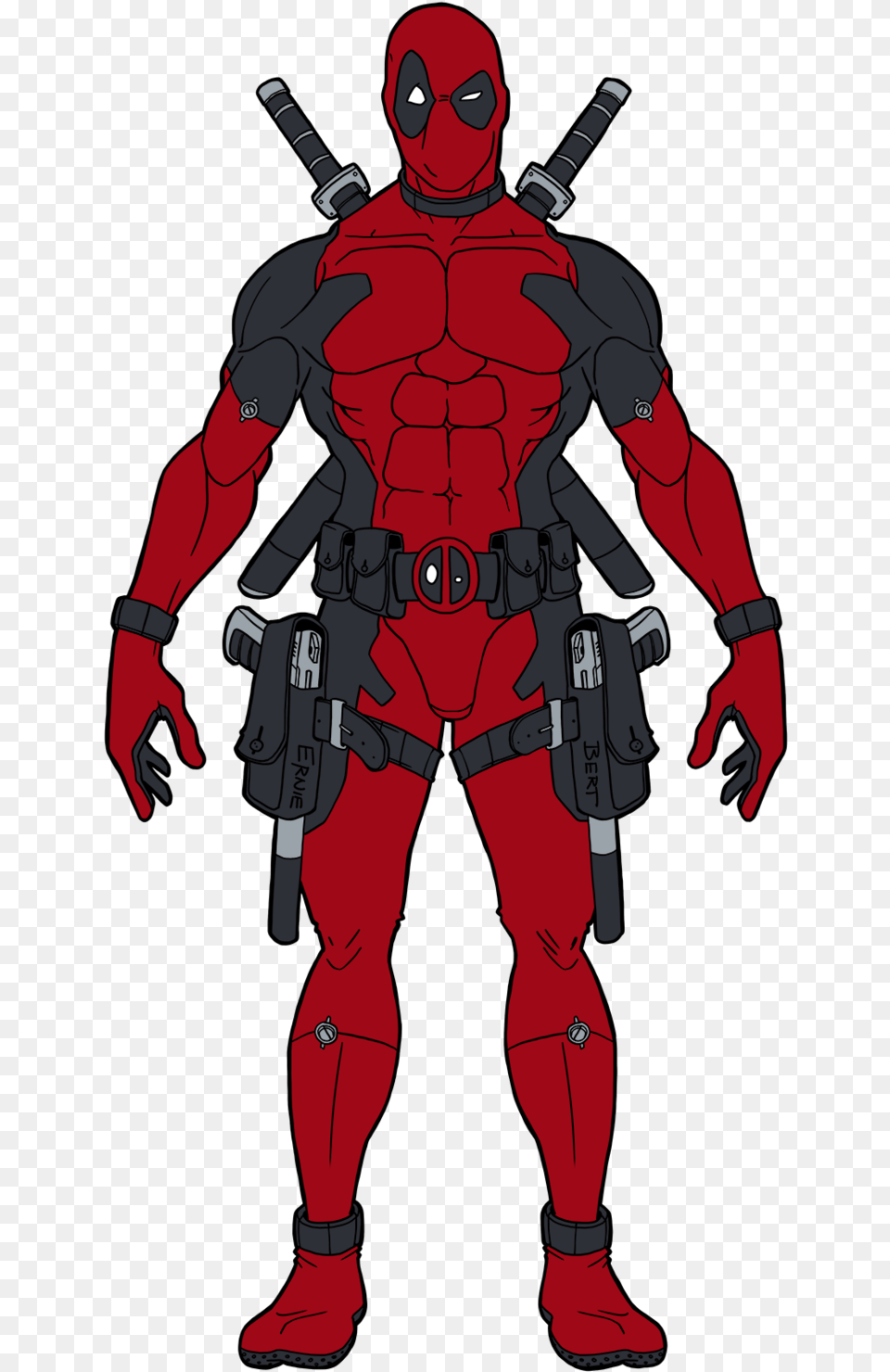 Ballpoint Drawing Deadpool Royalty Library Full Body Deadpool Drawing, Person, Clothing, Costume, Face Free Png