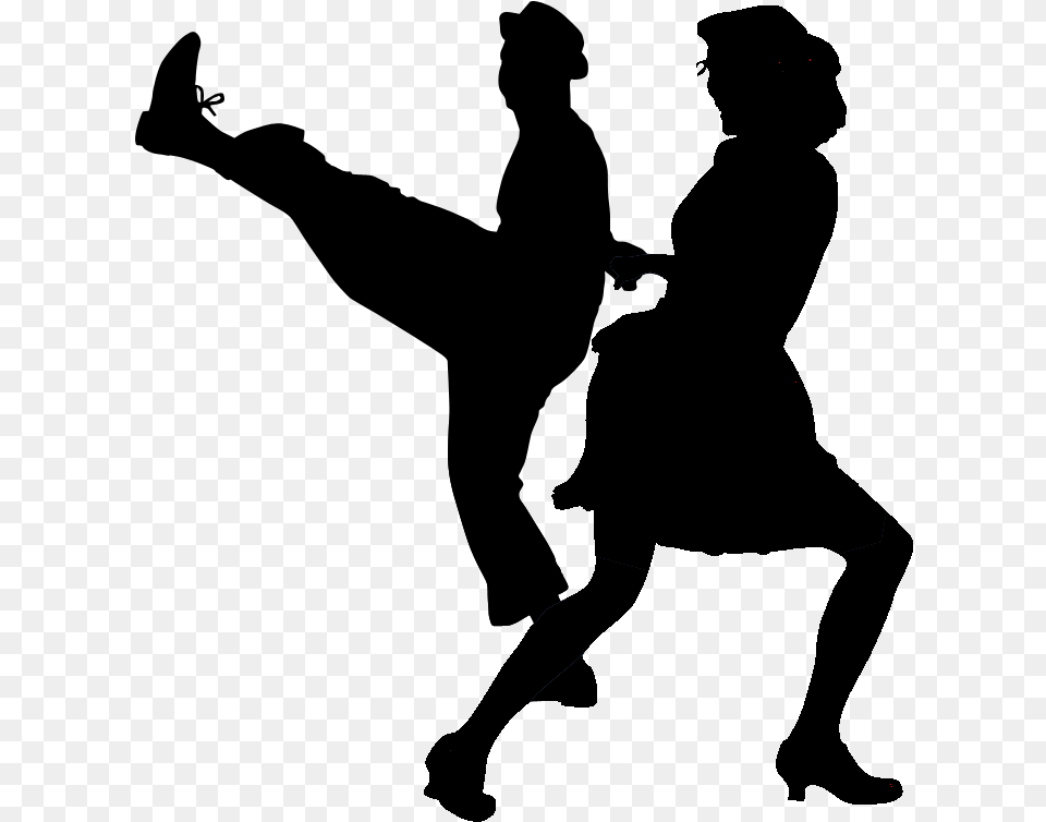 Ballroom Dancers Silhouette At Getdrawings Com Swing Dance Silhouette, Lighting, Outdoors Free Transparent Png